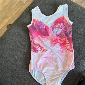 Pink Butterfly Leotard